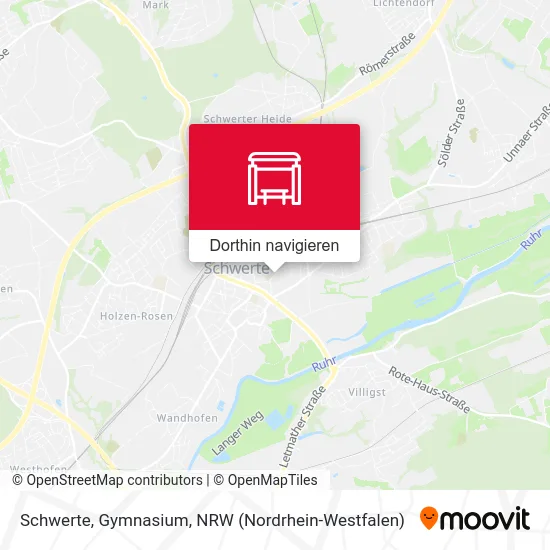 Schwerte, Gymnasium Karte