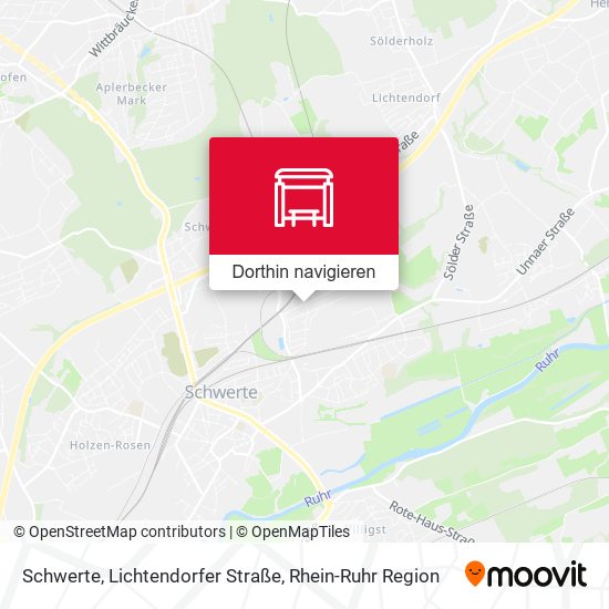 Schwerte, Lichtendorfer Straße Karte