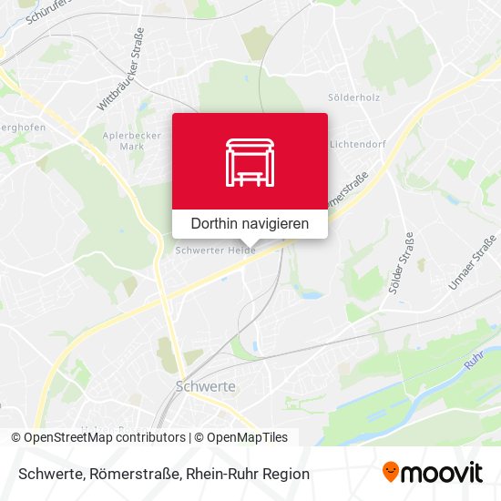 Schwerte, Römerstraße Karte