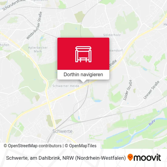 Schwerte, am Dahlbrink Karte