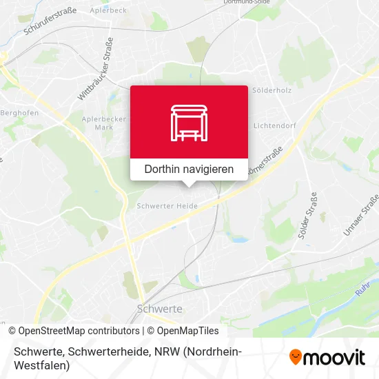 Schwerte, Schwerterheide Karte