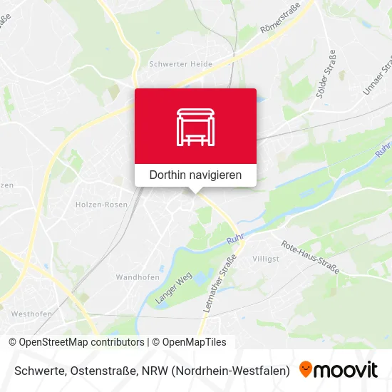 Schwerte, Ostenstraße Karte