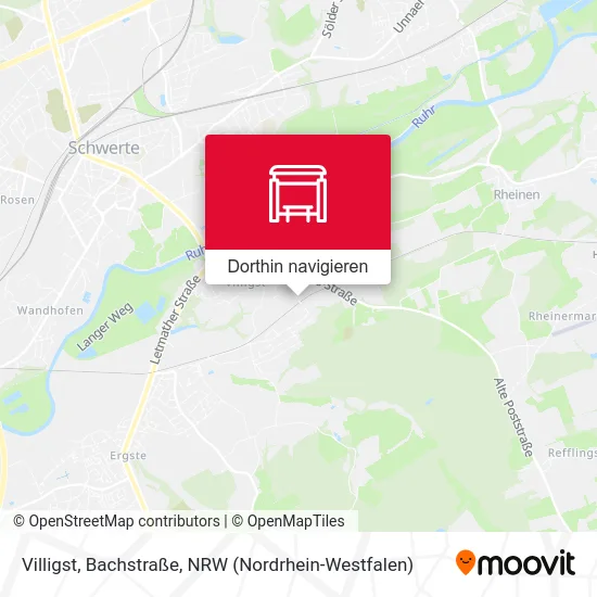 Villigst, Bachstraße Karte