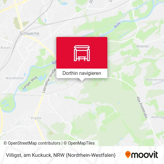 Villigst, am Kuckuck Karte