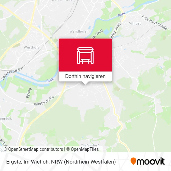 Ergste, Im Wietloh Karte