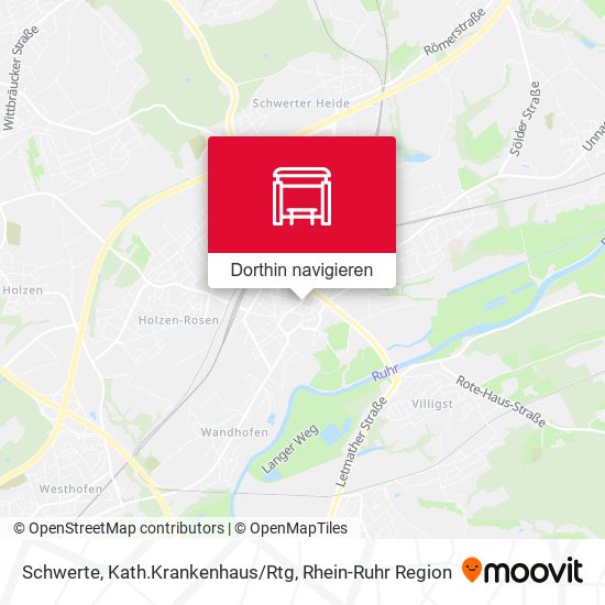 Schwerte, Kath.Krankenhaus/Rtg Karte