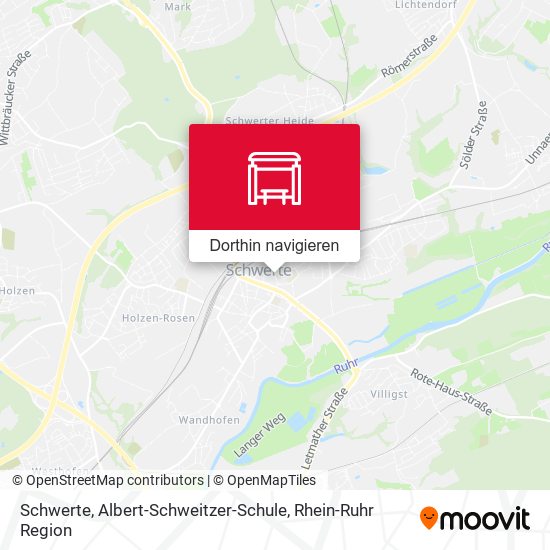Schwerte, Albert-Schweitzer-Schule Karte