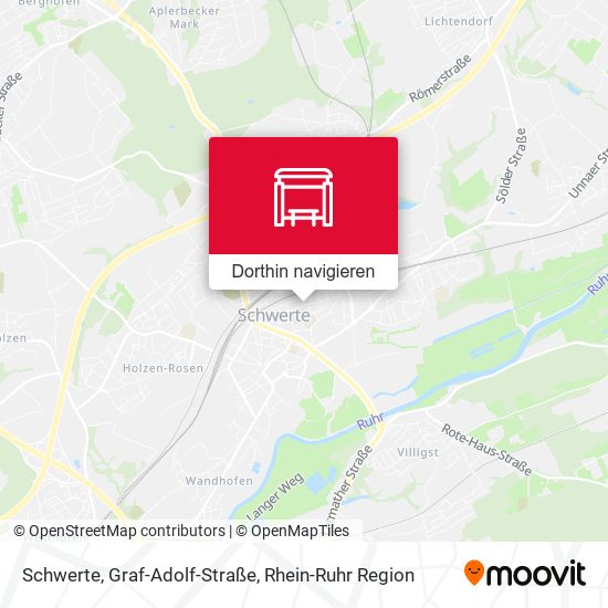 Schwerte, Graf-Adolf-Straße Karte