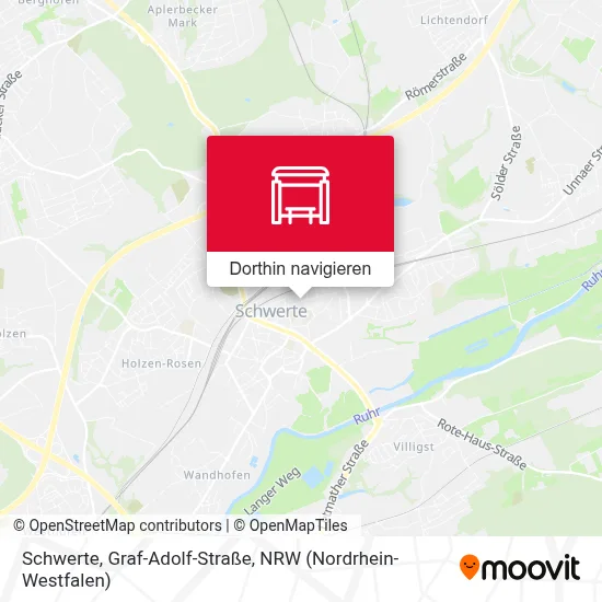 Schwerte, Graf-Adolf-Straße Karte