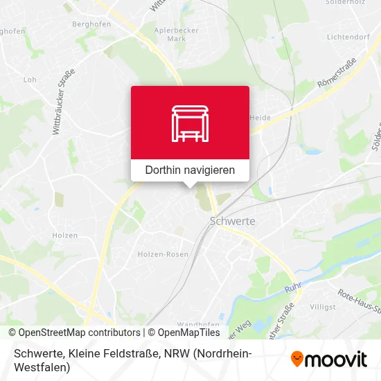 Schwerte, Kleine Feldstraße Karte