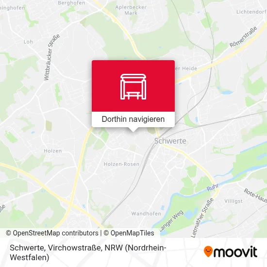 Schwerte, Virchowstraße Karte