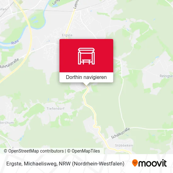 Ergste, Michaelisweg Karte