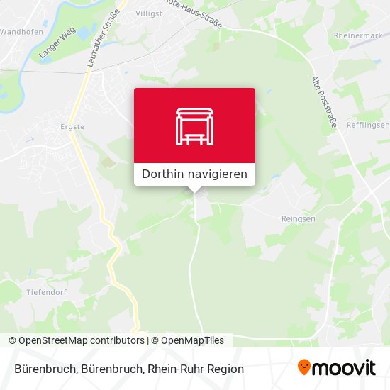 Bürenbruch, Bürenbruch Karte
