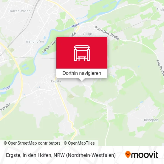 Ergste, In den Höfen Karte