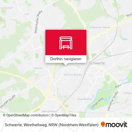 Schwerte, Westhellweg Karte