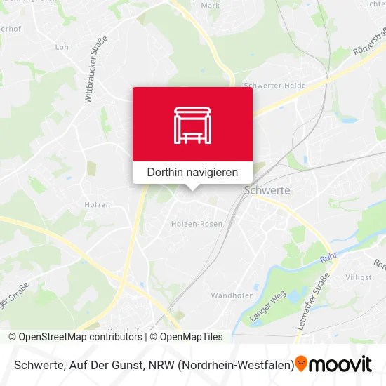 Schwerte, Auf Der Gunst Karte