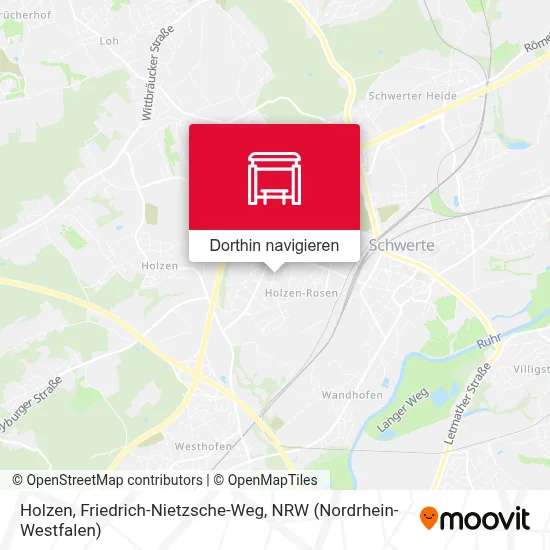 Holzen, Friedrich-Nietzsche-Weg Karte