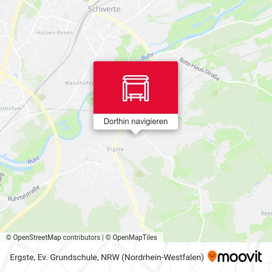 Ergste, Ev. Grundschule Karte