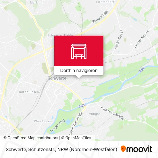 Schwerte, Schützenstr. Karte
