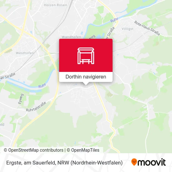 Ergste, am Sauerfeld Karte