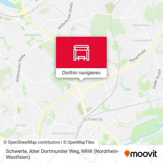 Schwerte, Alter Dortmunder Weg Karte