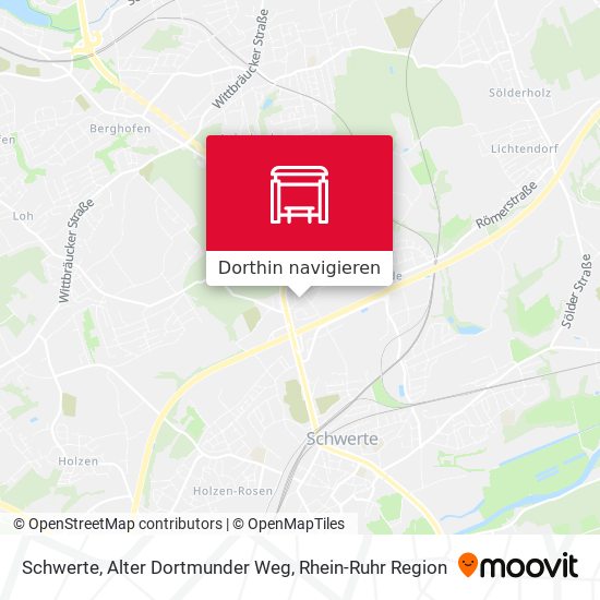 Schwerte, Alter Dortmunder Weg Karte