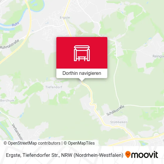 Ergste, Tiefendorfer Str. Karte