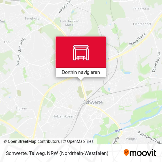 Schwerte, Talweg Karte