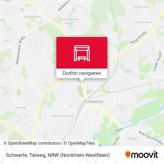 Schwerte, Talweg Karte