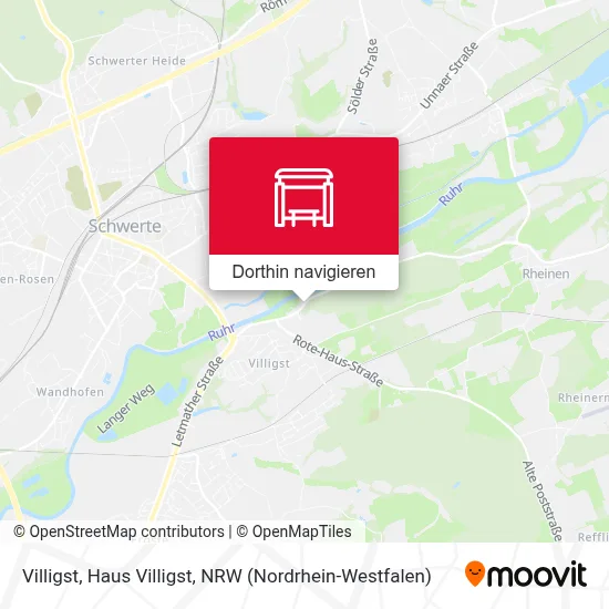 Villigst, Haus Villigst Karte