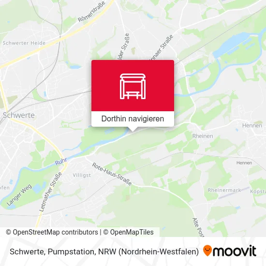 Schwerte, Pumpstation Karte