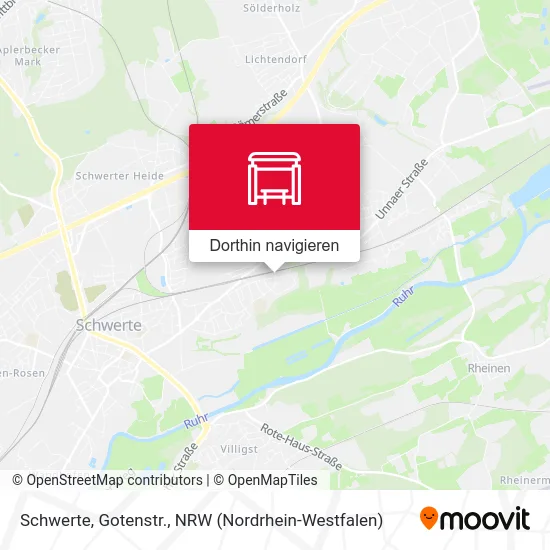 Schwerte, Gotenstr. Karte