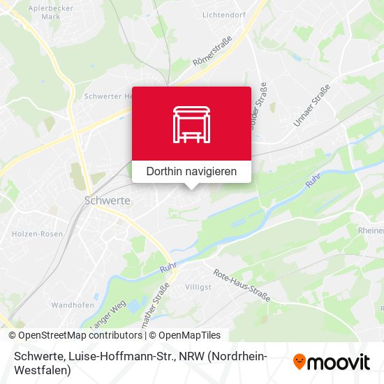 Schwerte, Luise-Hoffmann-Str. Karte