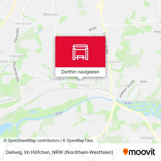 Dellwig, Im Höfchen Karte