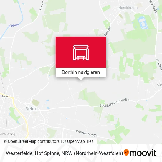 Westerfelde, Hof Spinne Karte