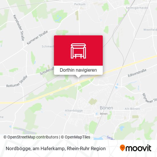 Nordbögge, am Haferkamp Karte