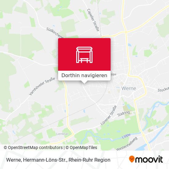 Werne, Hermann-Löns-Str. Karte