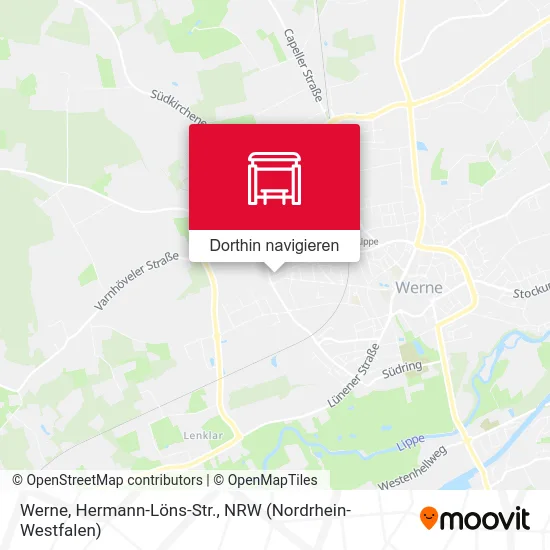 Werne, Hermann-Löns-Str. Karte