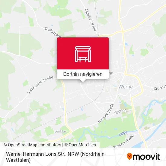 Werne, Hermann-Löns-Str. Karte