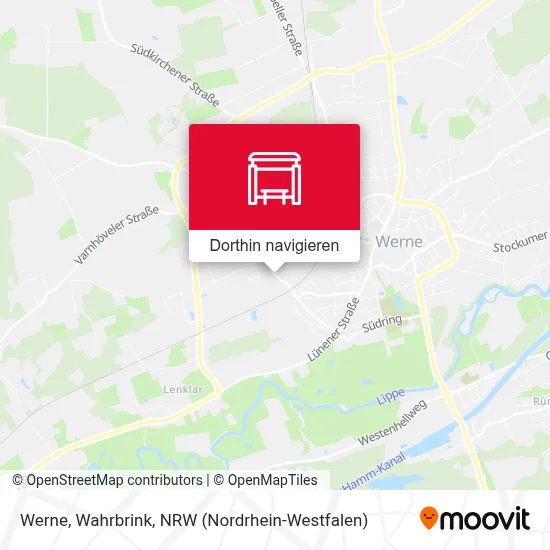 Werne, Wahrbrink Karte