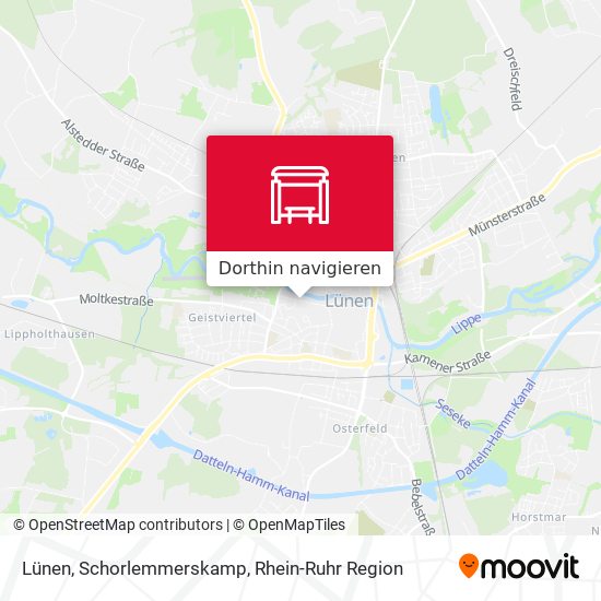 Lünen, Schorlemmerskamp Karte