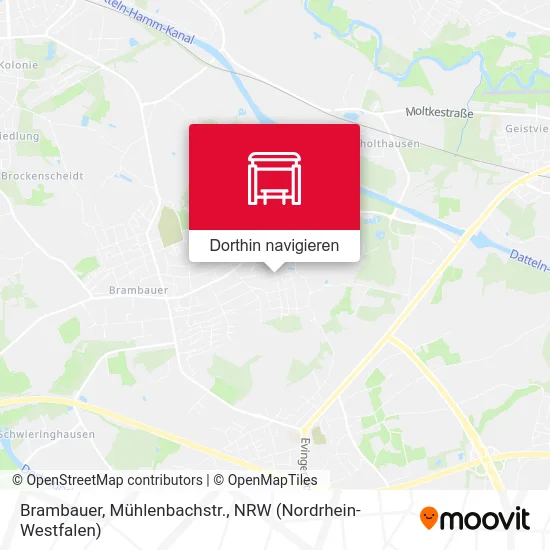 Brambauer, Mühlenbachstr. Karte