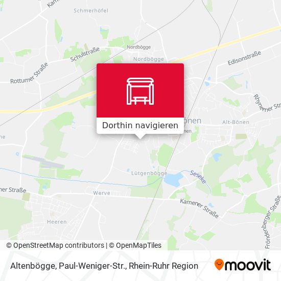 Altenbögge, Paul-Weniger-Str. Karte