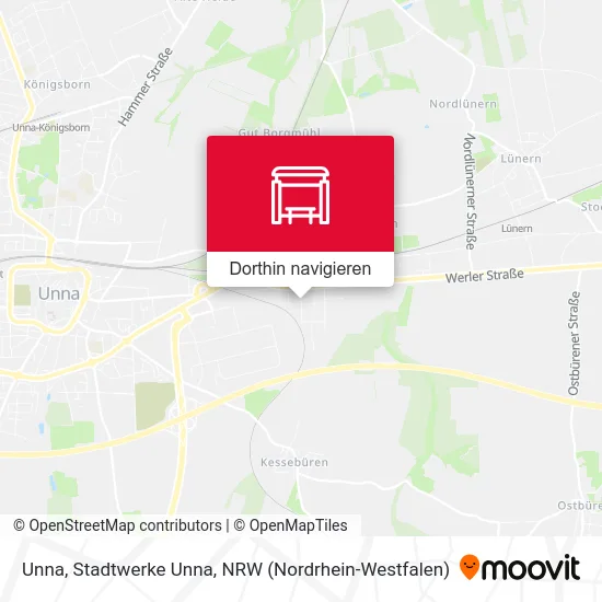 Unna, Stadtwerke Unna Karte