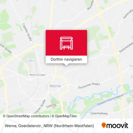 Werne, Goerdelerstr. Karte