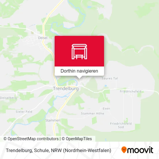 Trendelburg, Schule Karte