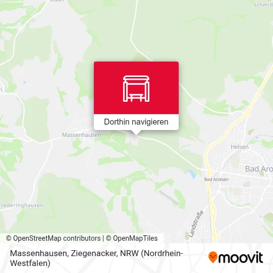 Massenhausen, Ziegenacker Karte