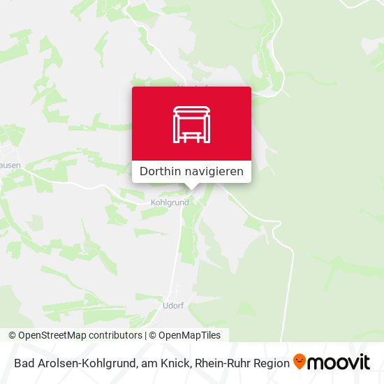 Bad Arolsen-Kohlgrund, am Knick Karte