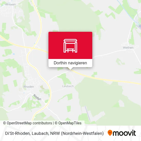 Di'St-Rhoden, Laubach Karte