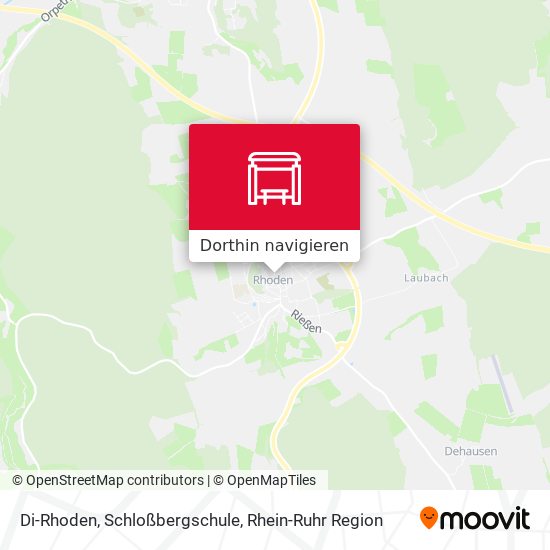 Di-Rhoden, Schloßbergschule Karte